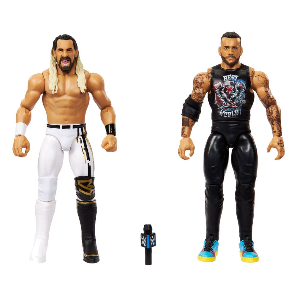 WWE Main Event Showdown Action Figures CM Punk vs Seth 
