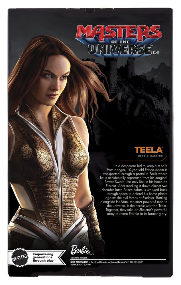 Masters of the Universe Movie 2026 Barbie Signature Doll Teela 30 cm