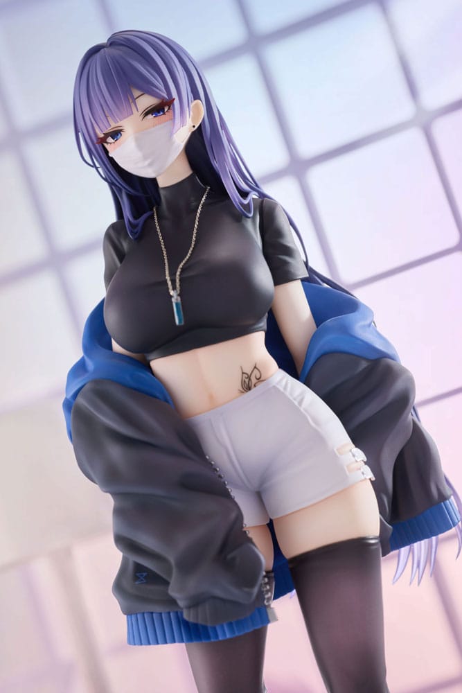 Statua in PVC originale 1/7 Mask Girl Yuna 24 cm