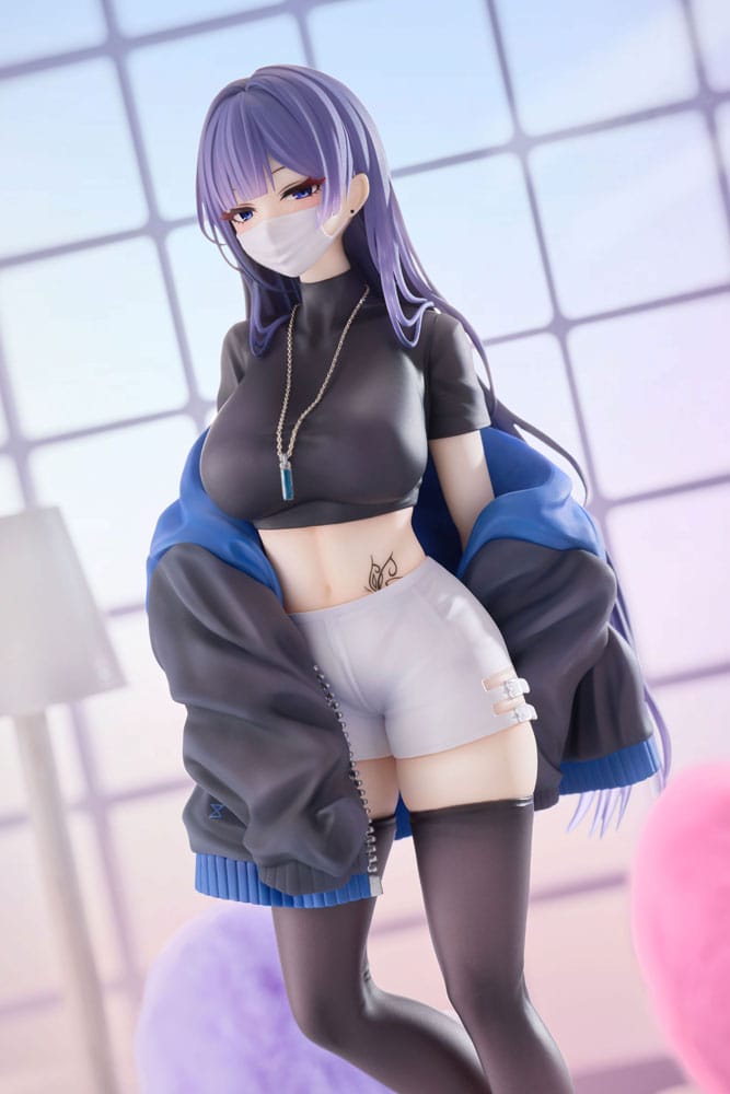 Statua in PVC originale 1/7 Mask Girl Yuna 24 cm