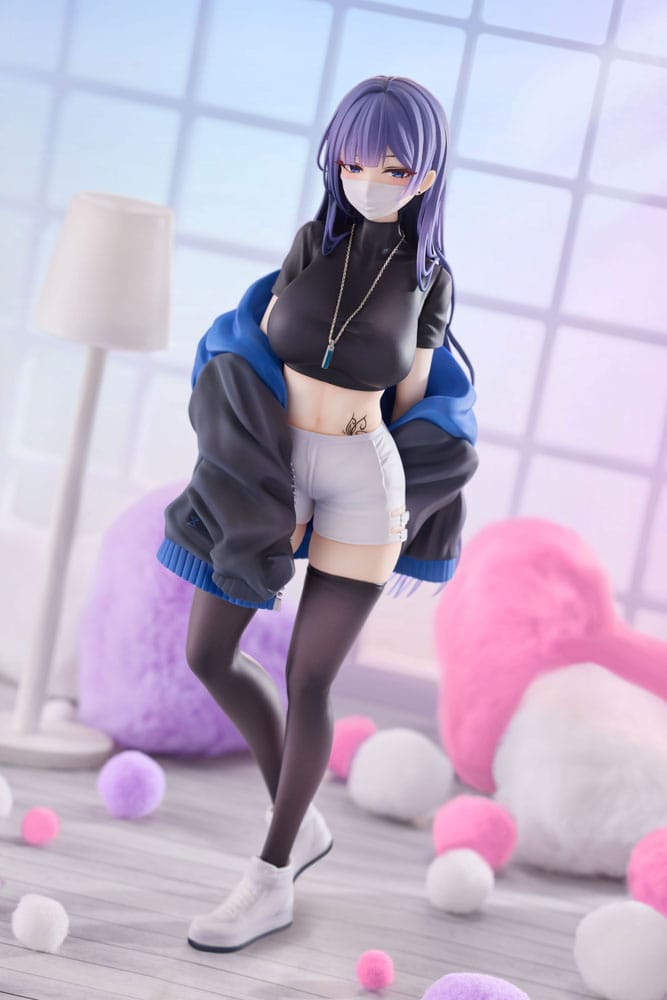 Statua in PVC originale 1/7 Mask Girl Yuna 24 cm