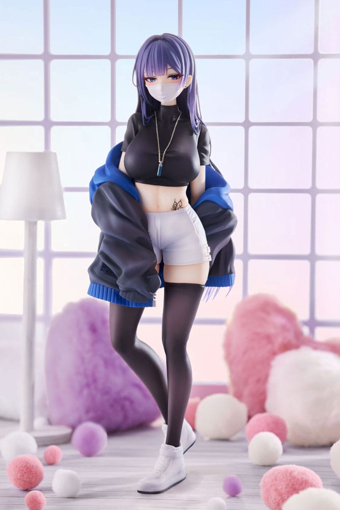 Statua in PVC originale 1/7 Mask Girl Yuna 24 cm