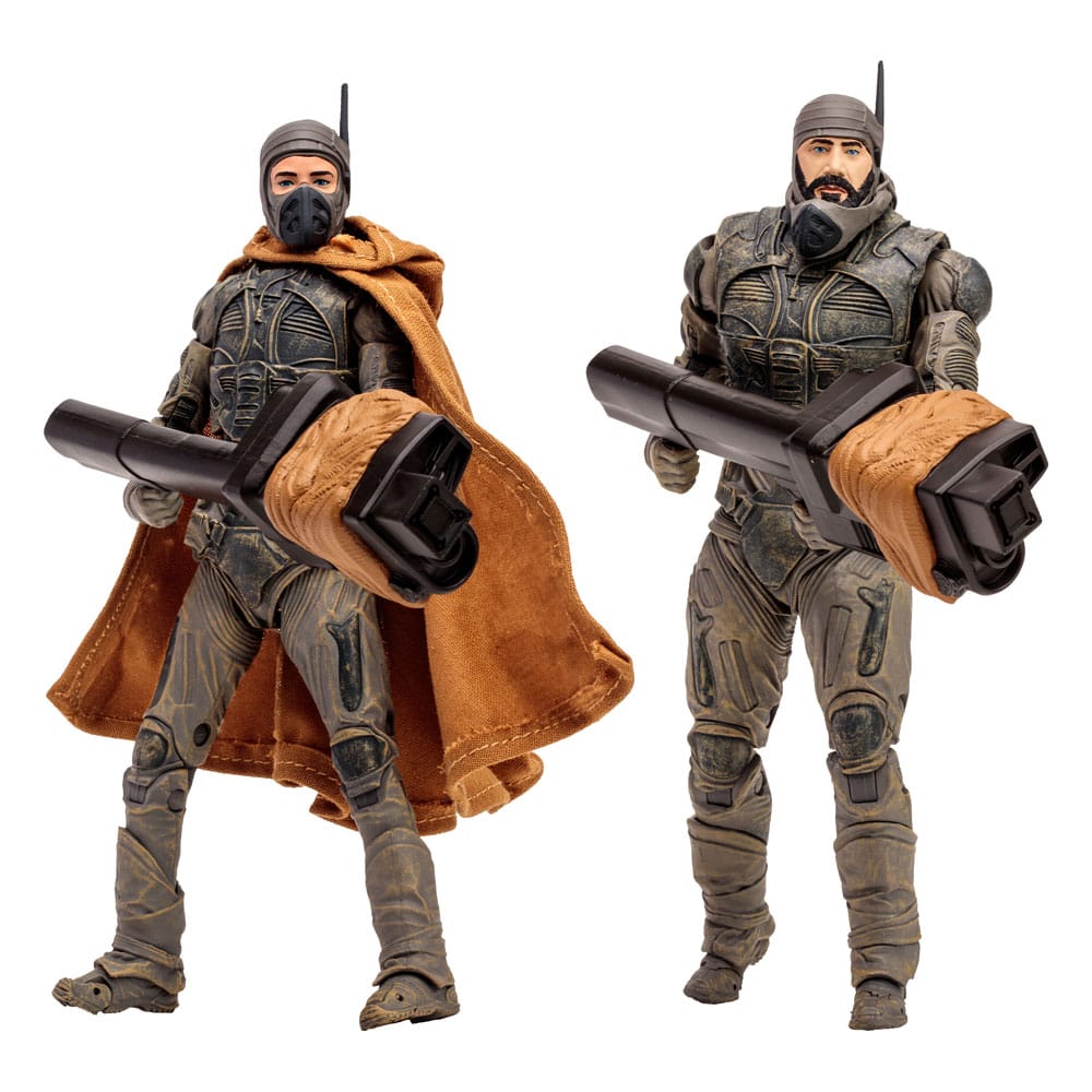 Dune: Parte due Action Figure 2-Pack Stilgar e Shishakli (Etichetta Oro) 18 cm