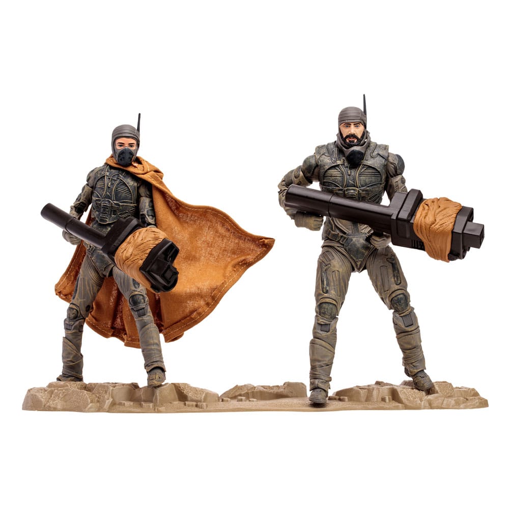 Dune: Parte due Action Figure 2-Pack Stilgar e Shishakli (Etichetta Oro) 18 cm