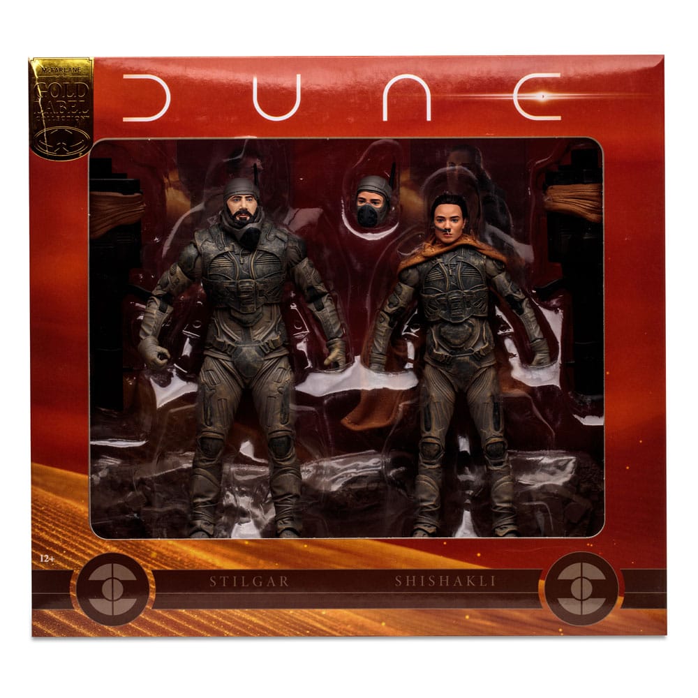 Dune: Parte due Action Figure 2-Pack Stilgar e Shishakli (Etichetta Oro) 18 cm