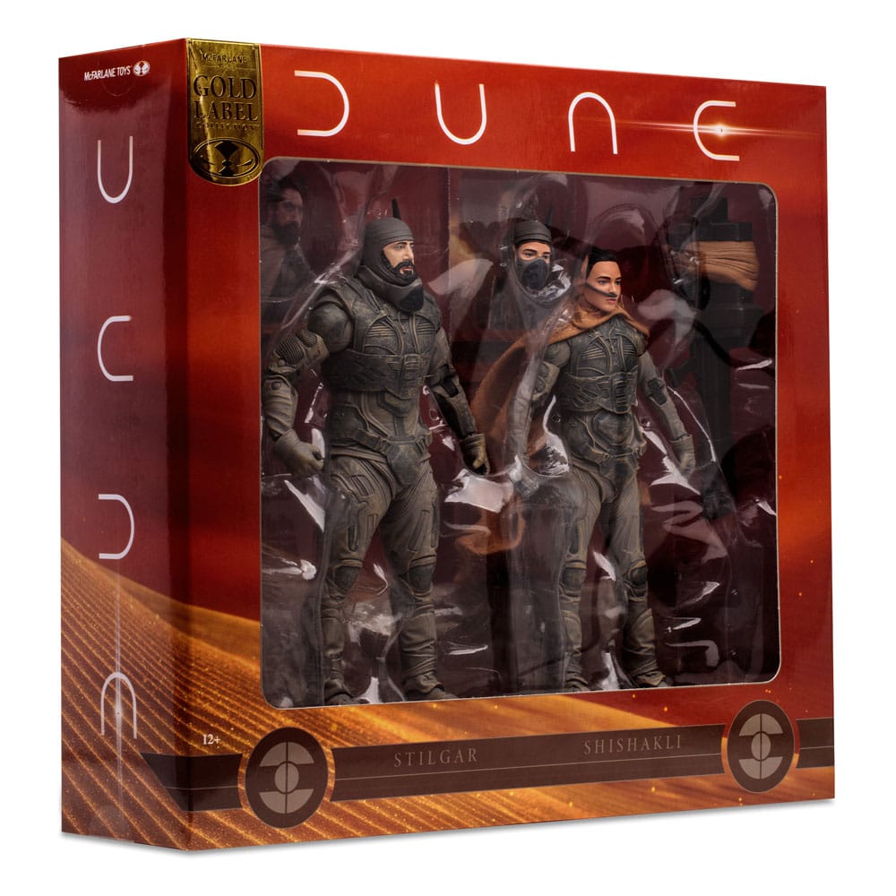 Dune: Parte due Action Figure 2-Pack Stilgar e Shishakli (Etichetta Oro) 18 cm