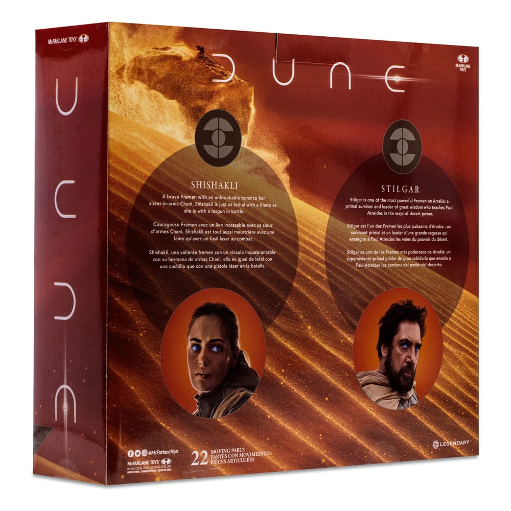 Dune: Parte due Action Figure 2-Pack Stilgar e Shishakli (Etichetta Oro) 18 cm
