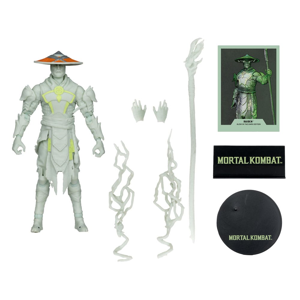 Mortal Kombat Glow in the Dark Edition Raiden (Gold Label) 6-inch Action Figure