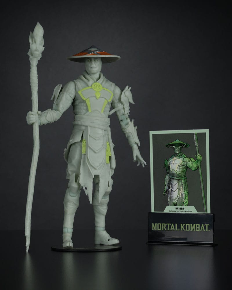 Mortal Kombat Glow in the Dark Edition Raiden (Gold Label) 6-inch Action Figure