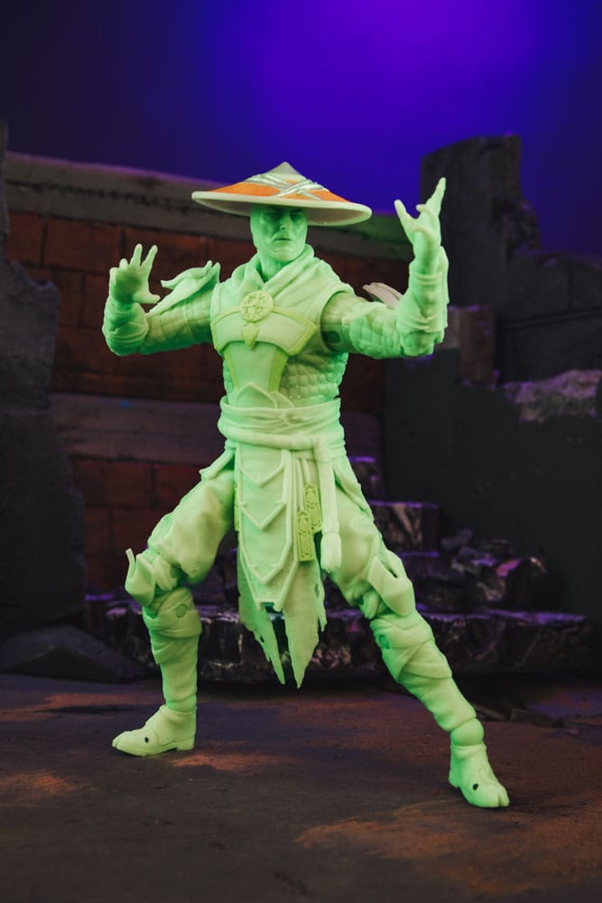 Mortal Kombat Glow in the Dark Edition Raiden (Gold Label) 6-inch Action Figure