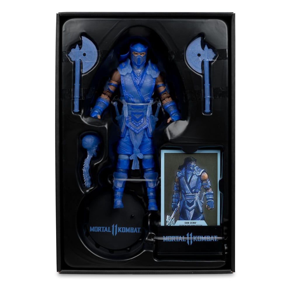 Mortal Kombat Action Figure Glow in the Dark Edition Sub-Zero (Gold Label) 18 cm