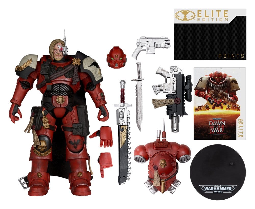 Warhammer 40,000 Dawn of War McFarlane Elite Edition Action Figure Captain Cyrus (Dawn of War 4) 20 cm