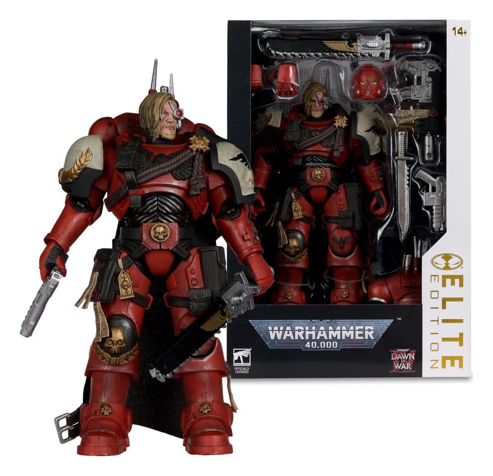 Warhammer 40,000 Dawn of War McFarlane Elite Edition Action Figure Captain Cyrus (Dawn of War 4) 20 cm