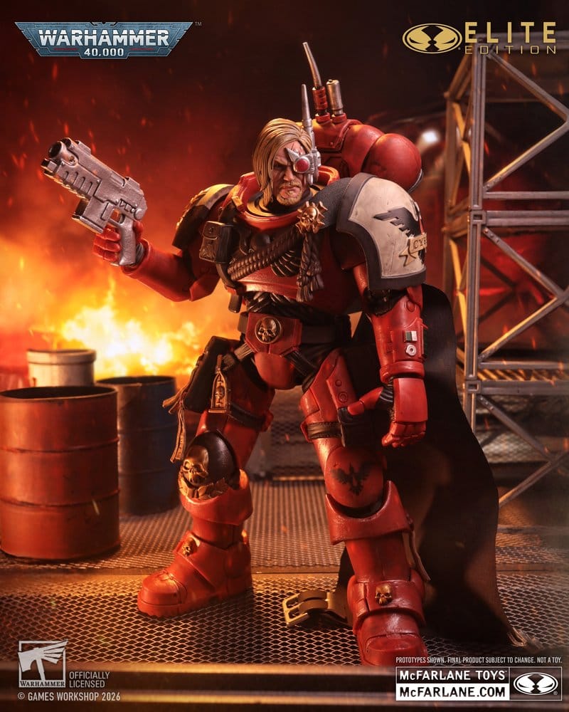 Warhammer 40,000 Dawn of War McFarlane Elite Edition Action Figure Captain Cyrus (Dawn of War 4) 20 cm