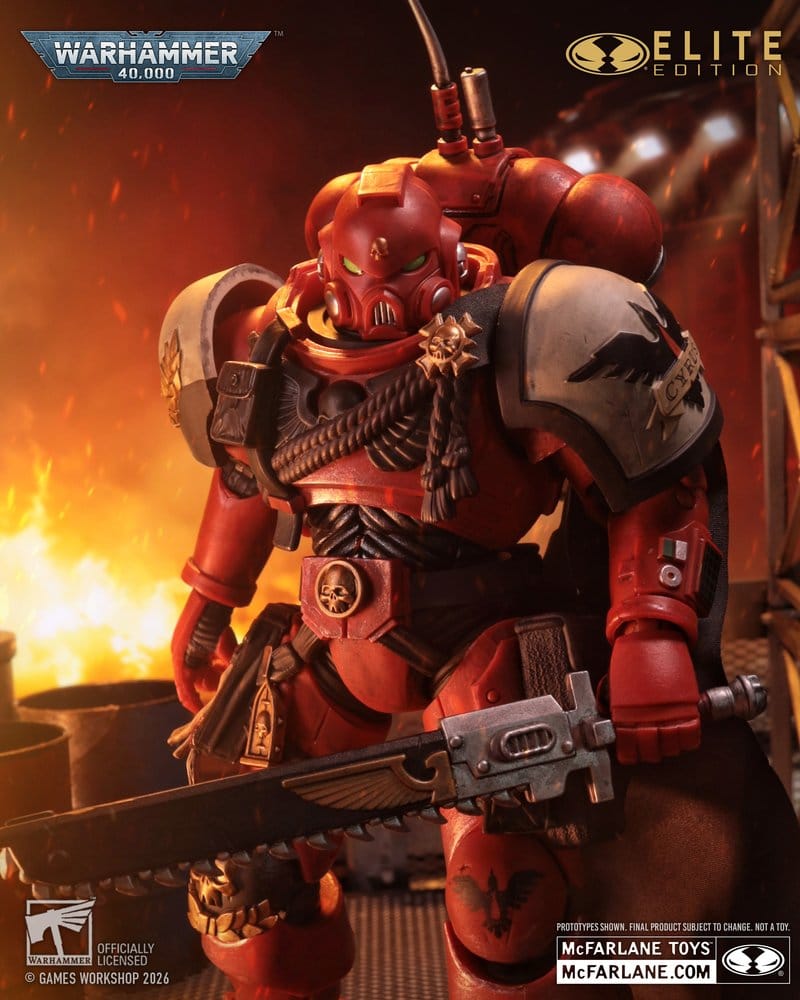 Warhammer 40,000 Dawn of War McFarlane Elite Edition Action Figure Captain Cyrus (Dawn of War 4) 20 cm