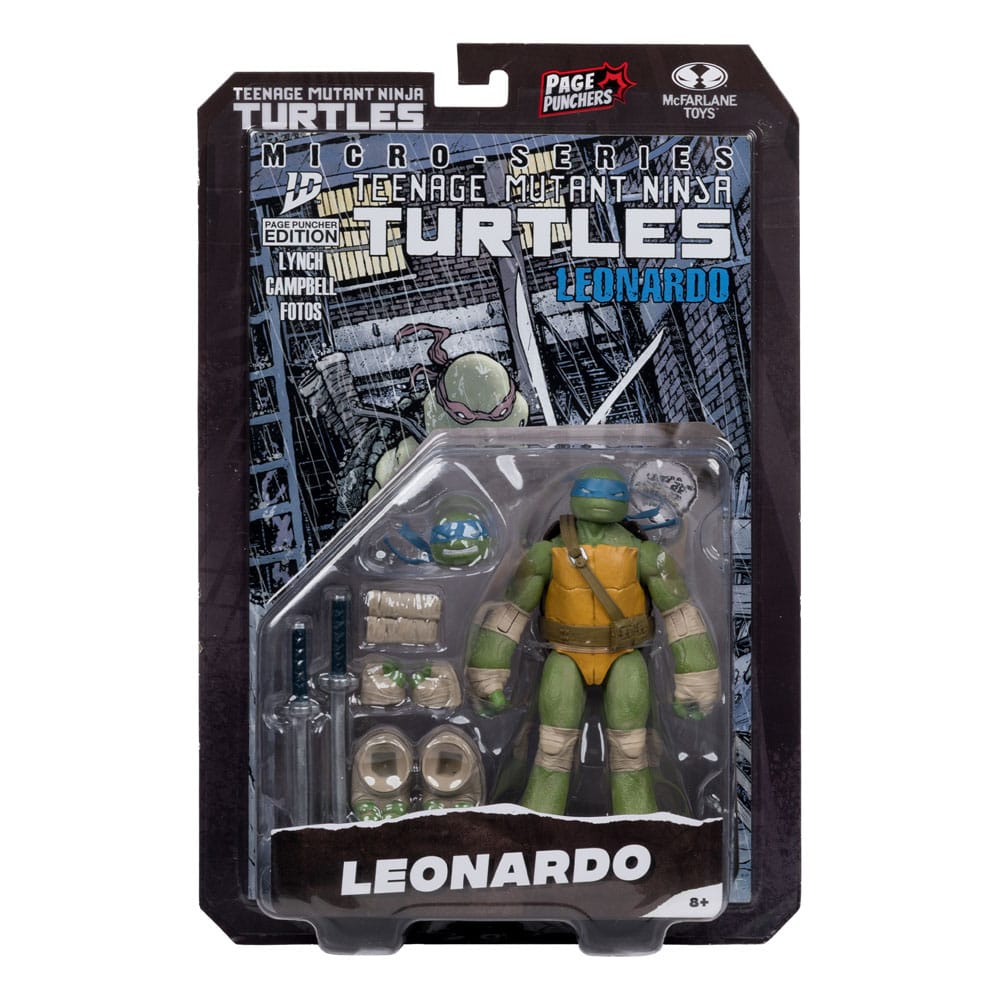 Teenage Mutant Ninja Turtles Page Punchers Action Figure Leonardo 13 cm