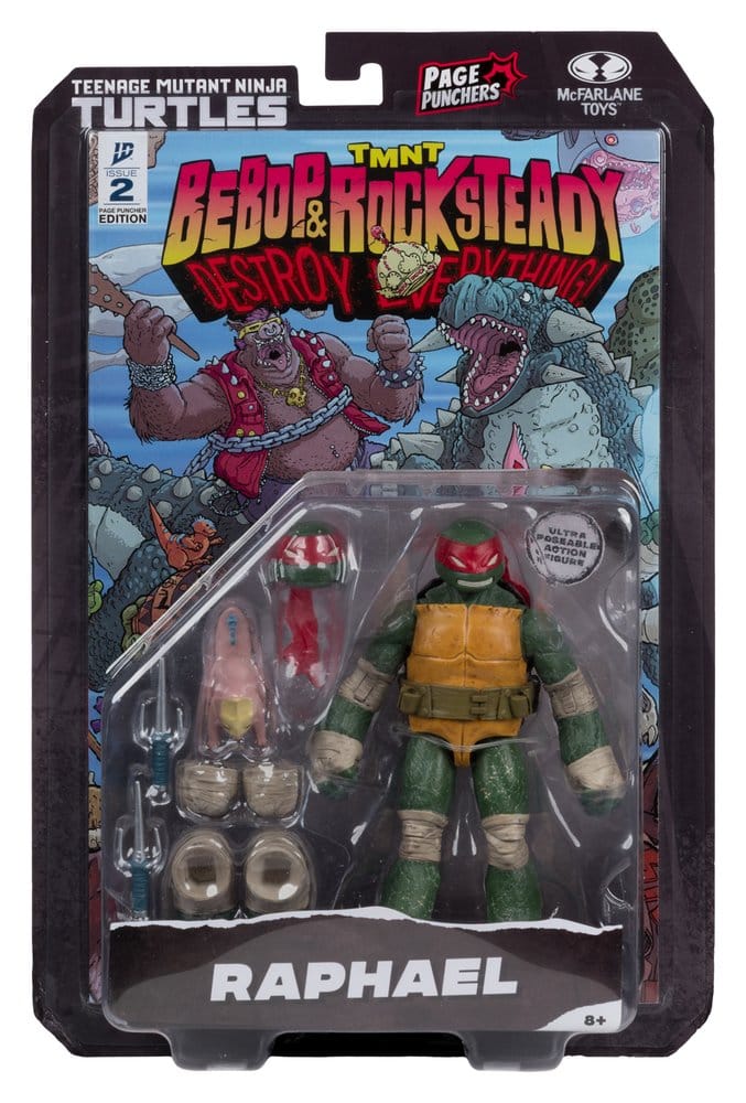 Teenage Mutant Ninja Turtles Page Punchers Action Figure Raphael 13 cm