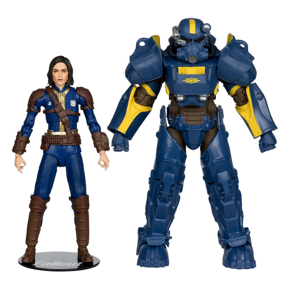 Fallout 4 Statue 2-Pack T-60 Vault Tec & Sole Survivor 18 cm