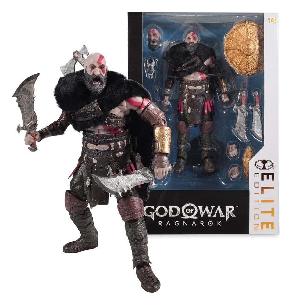 God of War Ragnarok McFarlane Elite Edition Deluxe Action Figure Kratos #18 18 cm