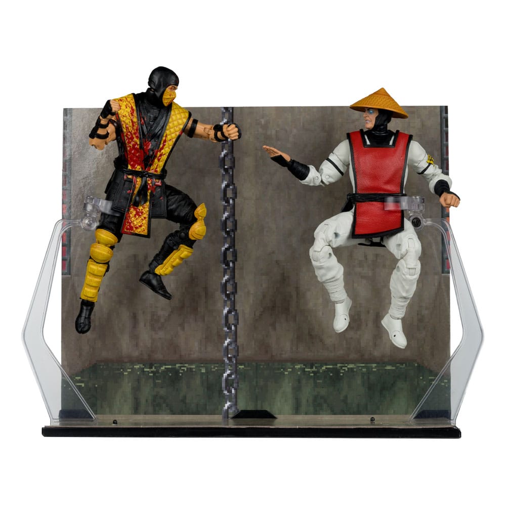 Mortal Kombat Action Figure 2-Pack Scorpion vs. Raiden (Klassics) 18 cm