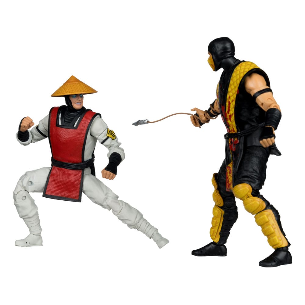 Mortal Kombat Action Figure 2-Pack Scorpion vs. Raiden (Klassics) 18 cm
