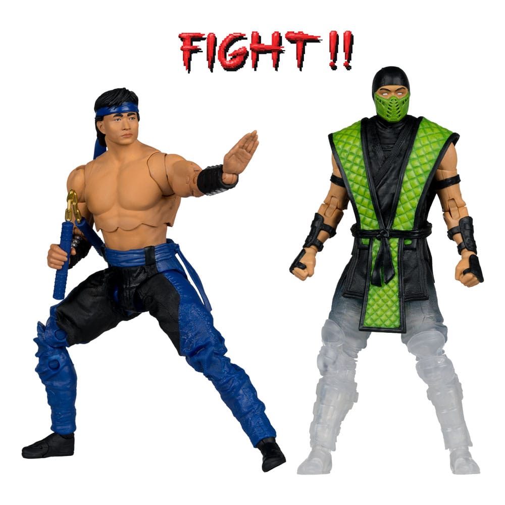 Mortal Kombat Action Figure 2-Pack Liu Kang vs. Reptile (Klassics) 18 cm