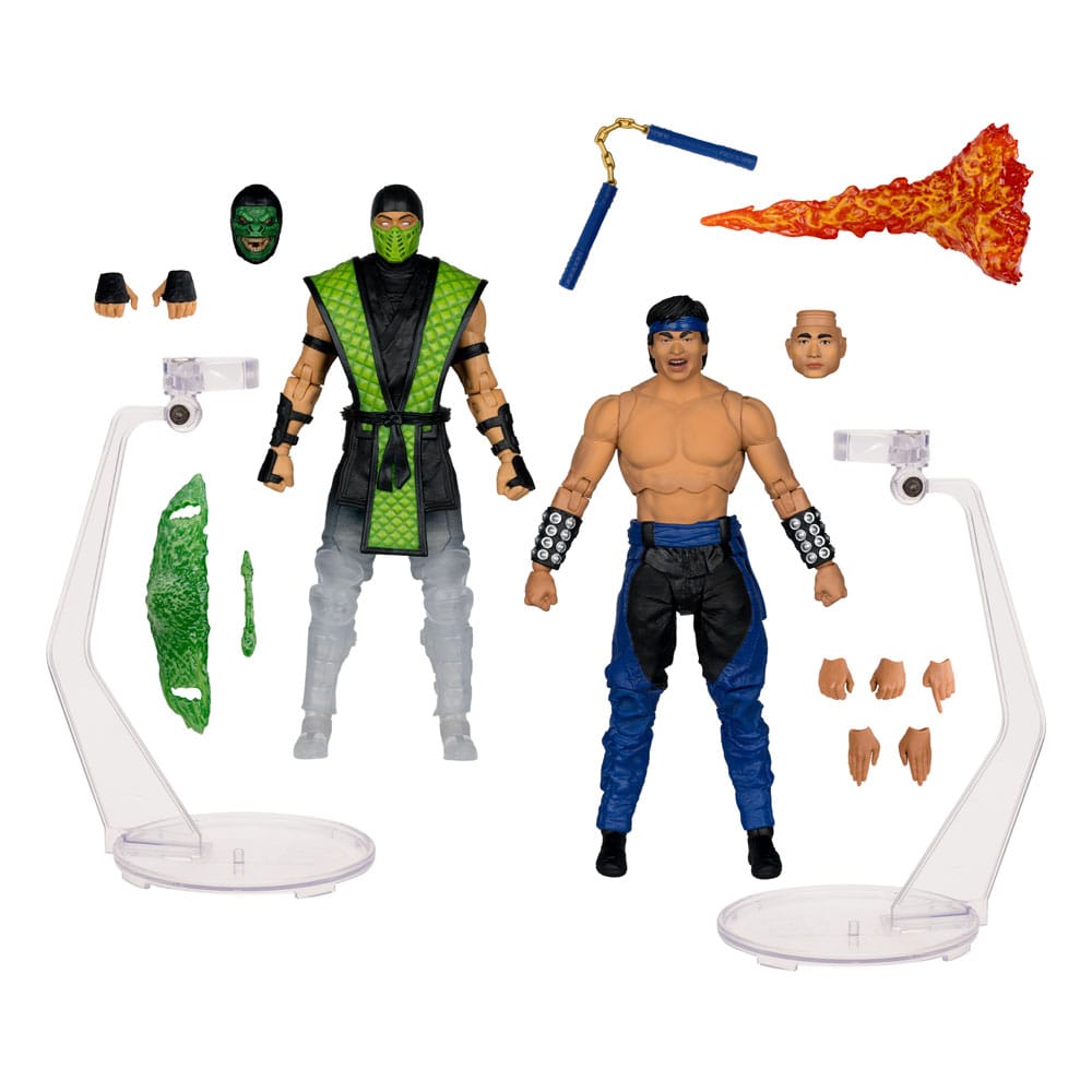 Mortal Kombat Action Figure 2-Pack Liu Kang vs. Reptile (Klassics) 18 cm