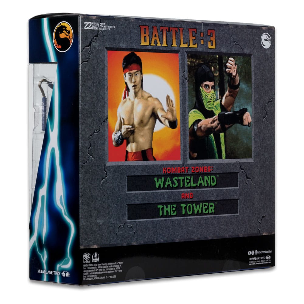 Mortal Kombat Action Figure 2-Pack Liu Kang vs. Reptile (Klassics) 18 cm