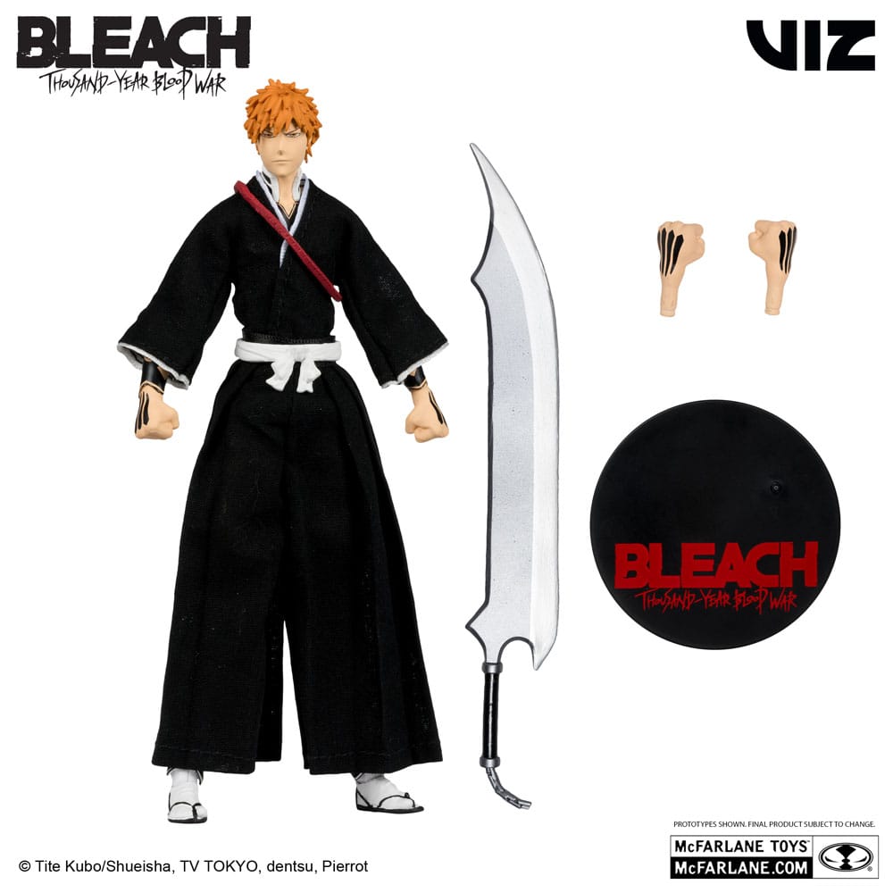 Bleach: Guerra del Sangue Millenario Action Figure di Ichigo Kurosaki 18 cm