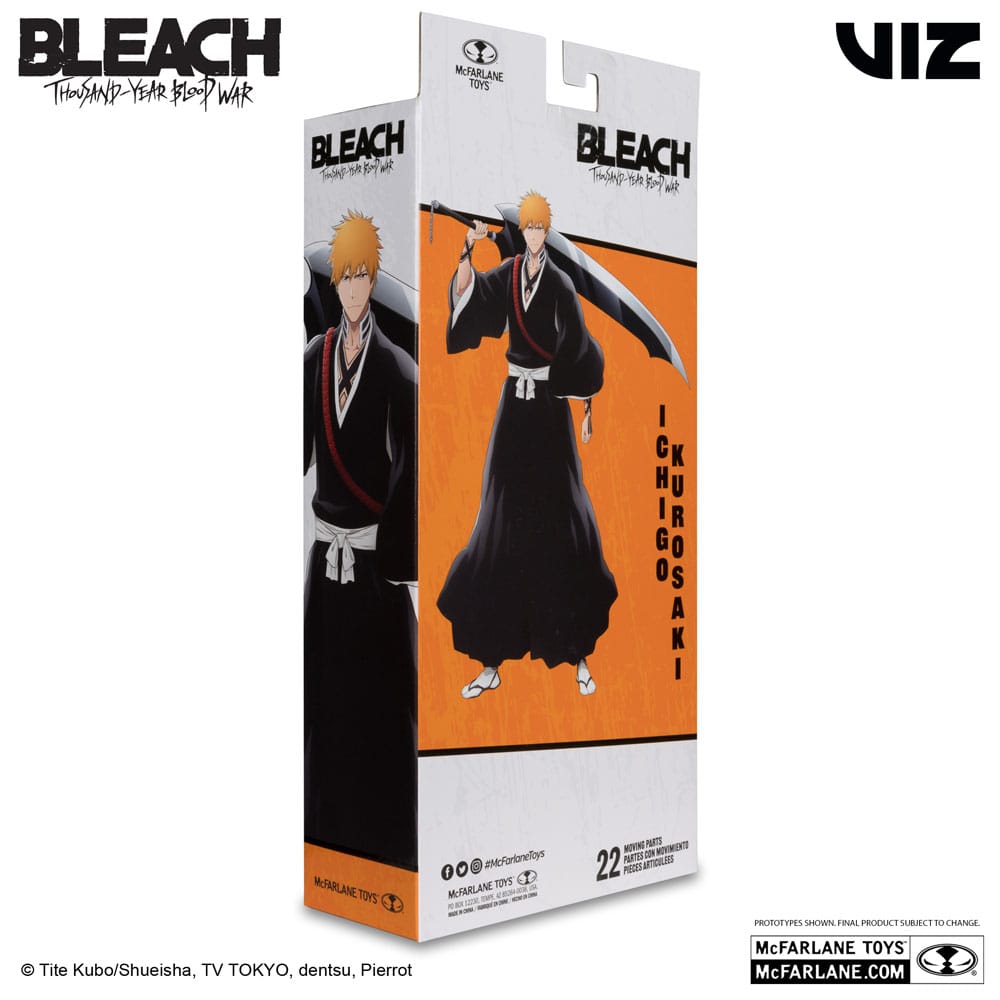 Bleach: Guerra del Sangue Millenario Action Figure di Ichigo Kurosaki 18 cm