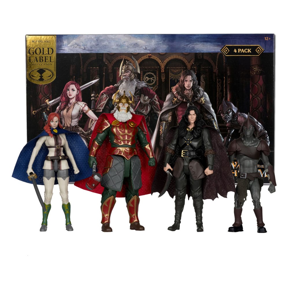 Il Signore degli Anelli: La Guerra dei Rohirrim Action Figures 4-Pack 10 cm