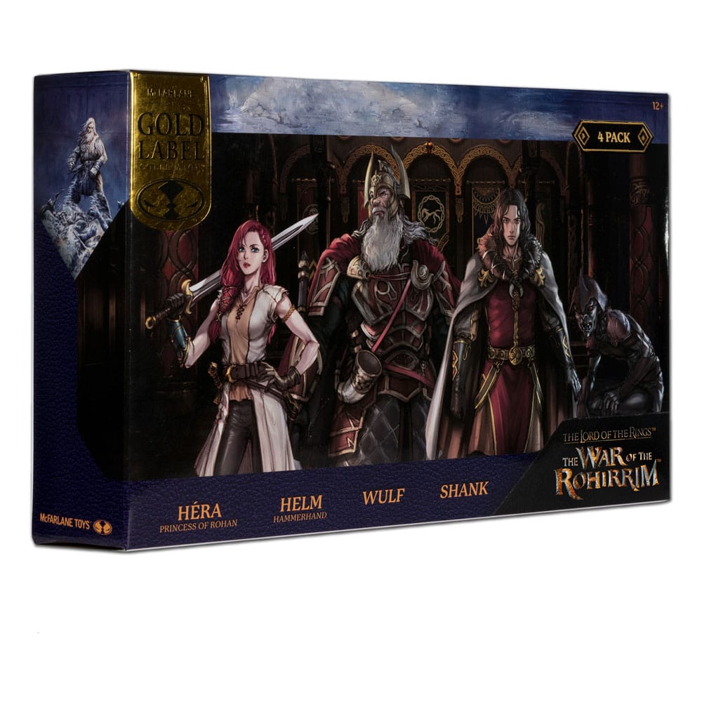 Il Signore degli Anelli: La Guerra dei Rohirrim Action Figures 4-Pack 10 cm