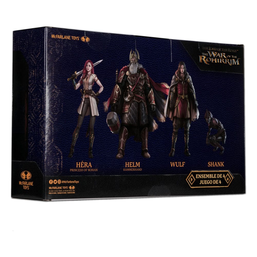 Il Signore degli Anelli: La Guerra dei Rohirrim Action Figures 4-Pack 10 cm