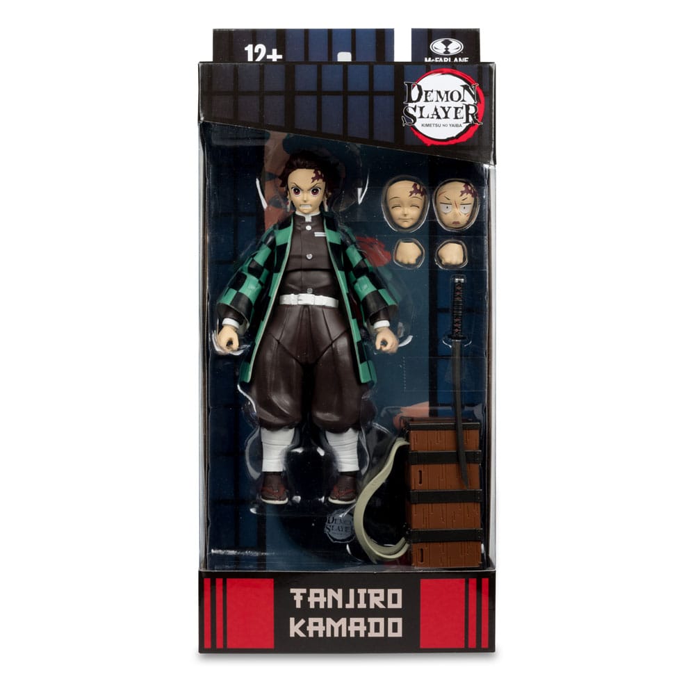 Demon Slayer: Kimetsu no Yaiba Action Figure Tanjiro Kamado (con Nezuko Box) (Stagione 3) 18 cm