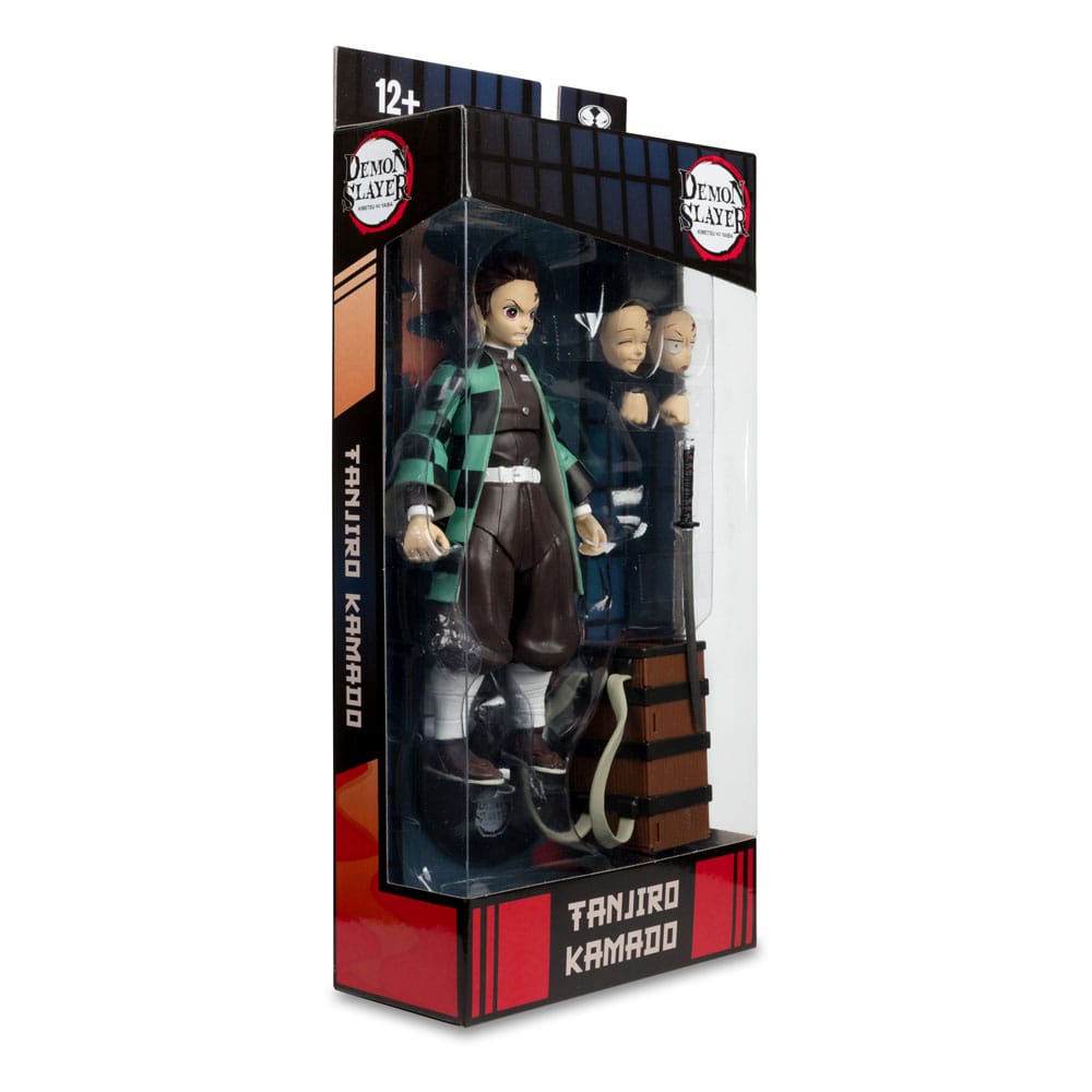 Demon Slayer: Kimetsu no Yaiba Action Figure Tanjiro Kamado (con Nezuko Box) (Stagione 3) 18 cm