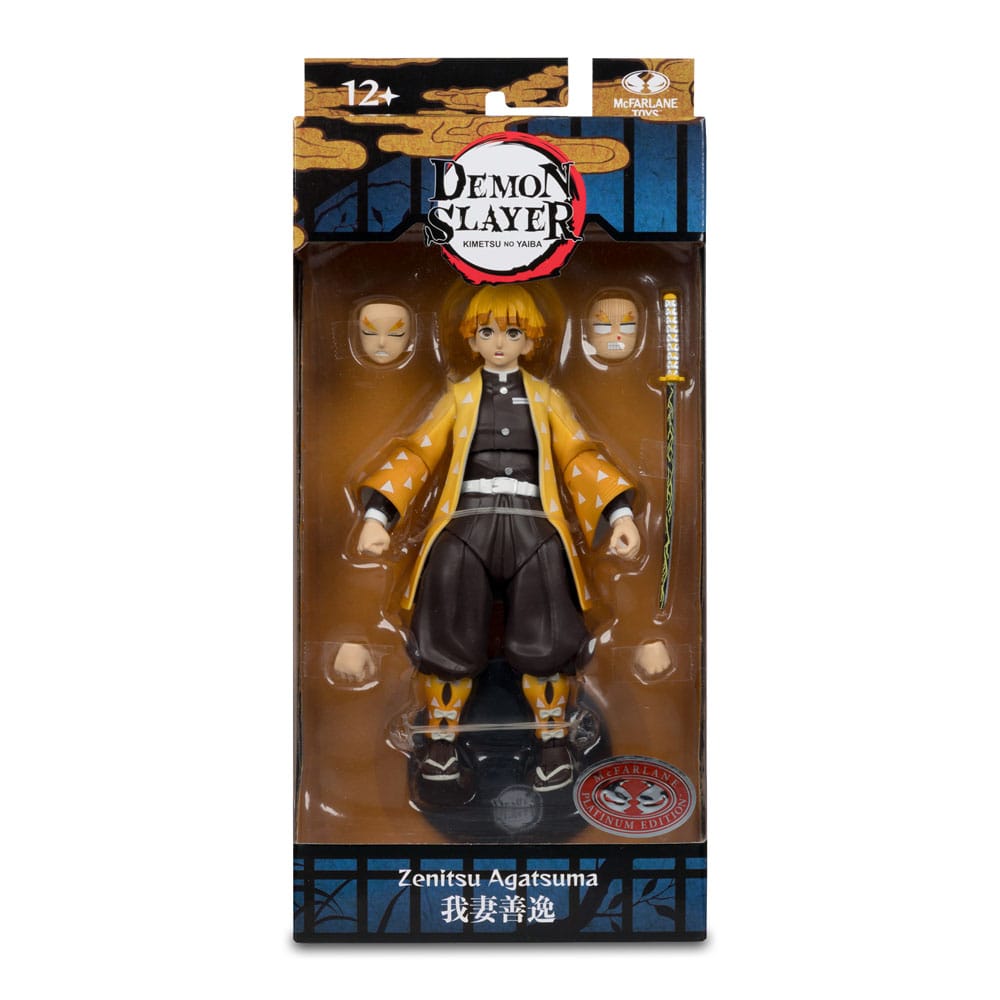 Demon Slayer: Kimetsu no Yaiba Action Figure Zenitsu Agatsuma Plantinum Edition 15 cm