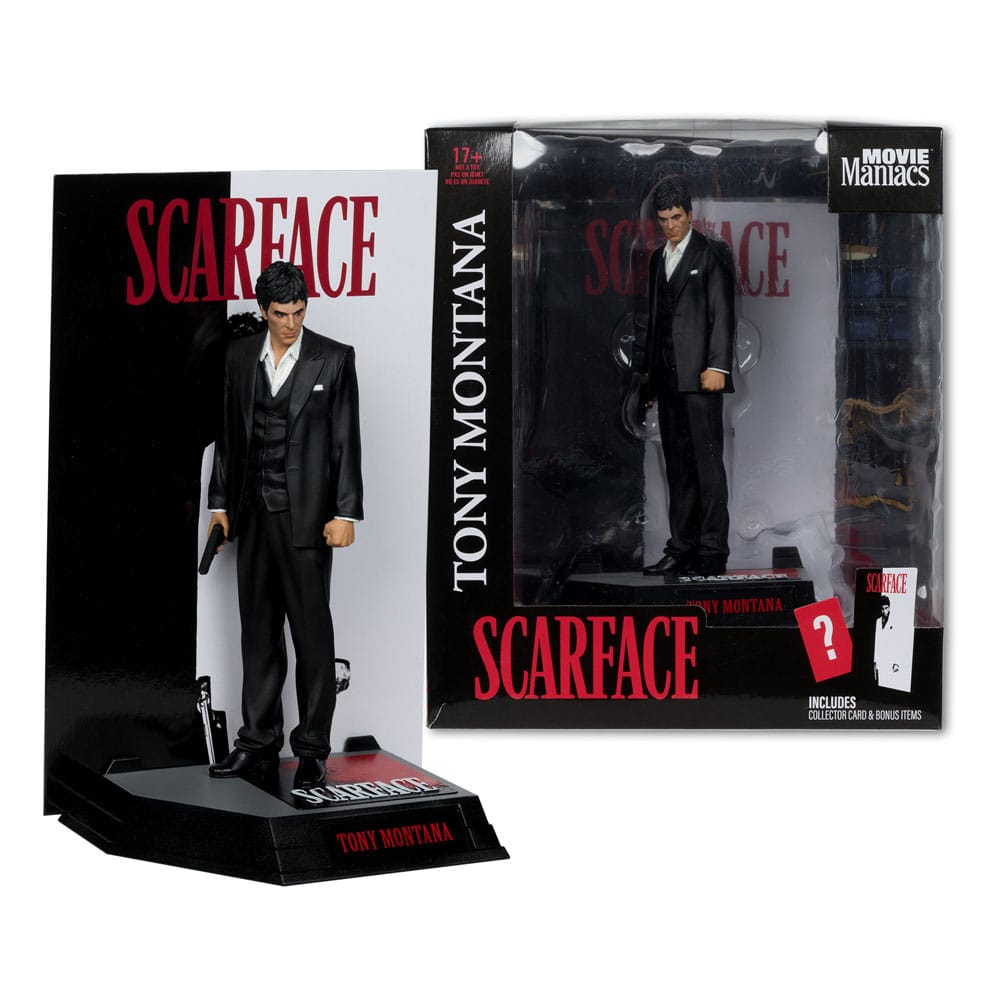 Scarface Movie Maniacs PVC Statue Tony Montana 17 cm