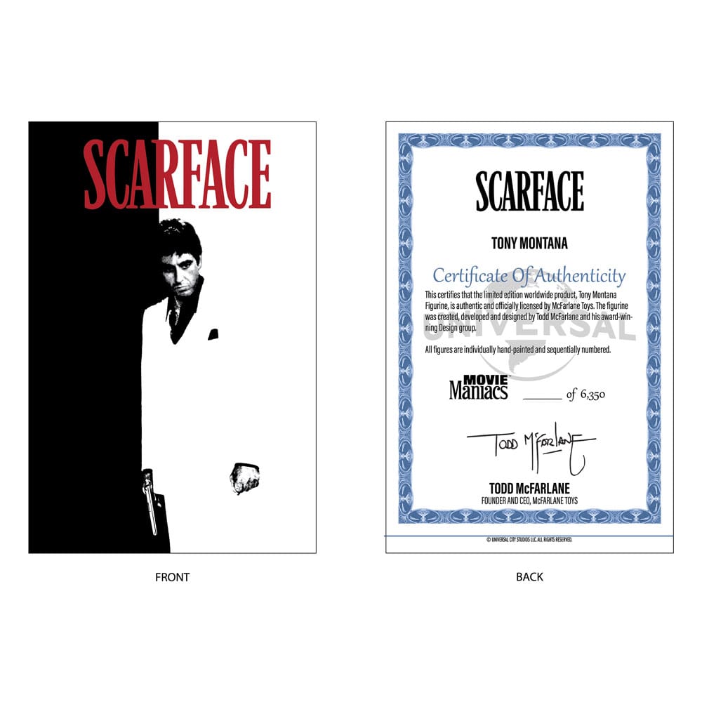 Scarface Movie Maniacs PVC Statue Tony Montana 17 cm