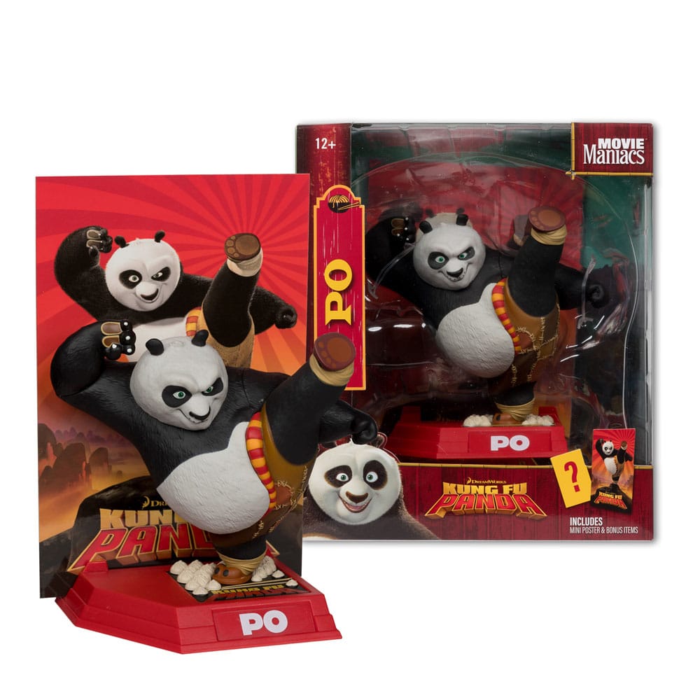 Statua in PVC Kung Fu Panda Movie Maniacs Po 17 cm