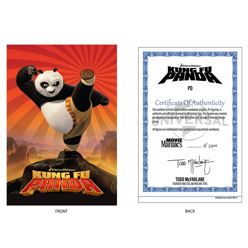 Statua in PVC Kung Fu Panda Movie Maniacs Po 17 cm