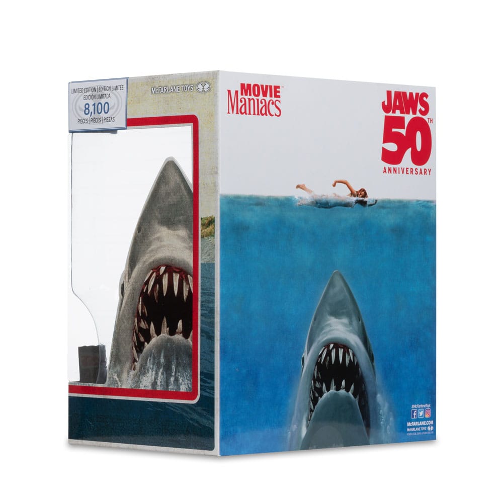 Jaws Movie Maniacs PVC Statue Jaws (50th Anniversary) 16 cm