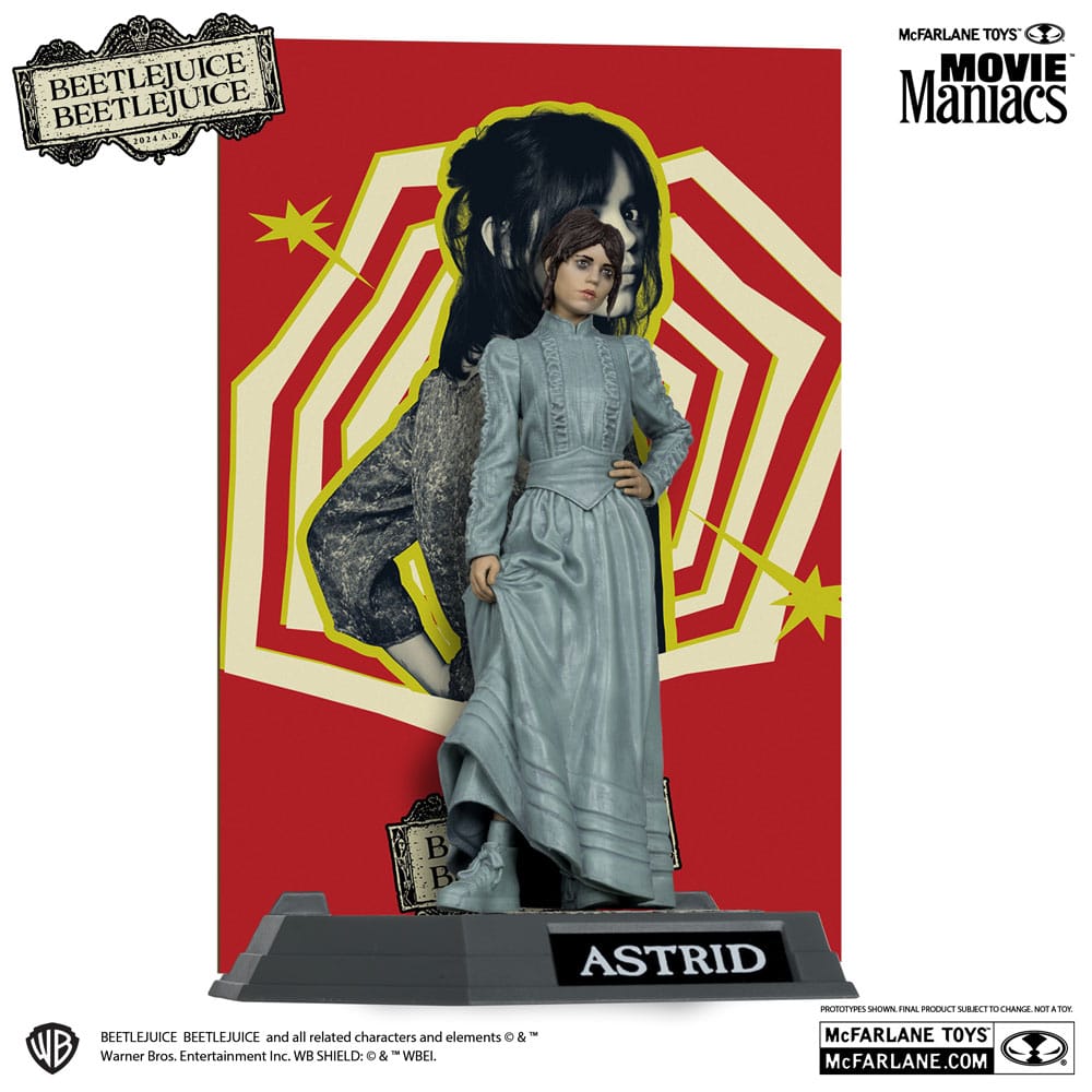 Beetlejuice Movie Maniacs PVC Statue Astrid