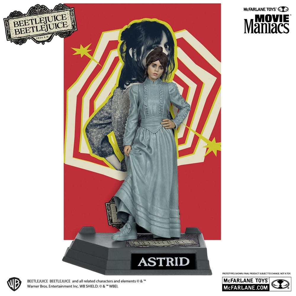 Beetlejuice Movie Maniacs PVC Statue Astrid
