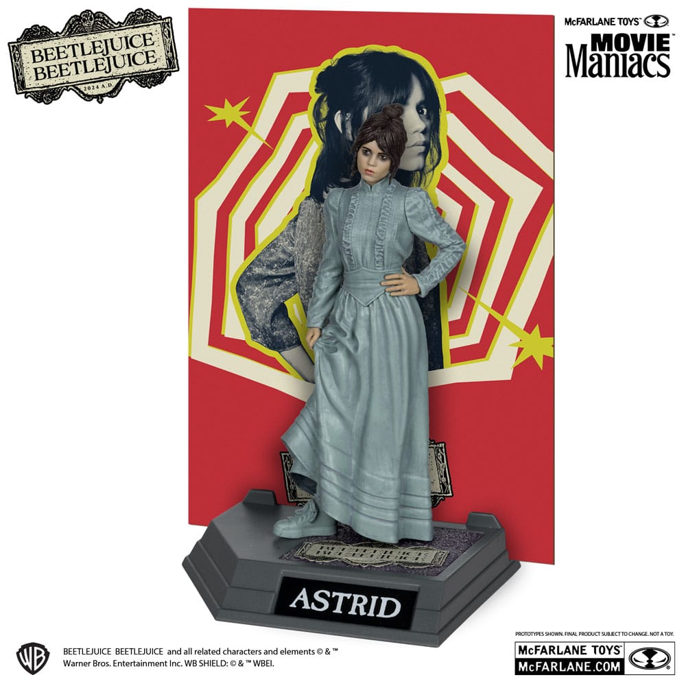 Beetlejuice Movie Maniacs PVC Statue Astrid