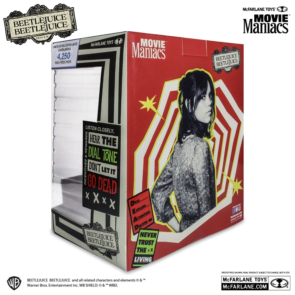 Beetlejuice Movie Maniacs PVC Statue Astrid