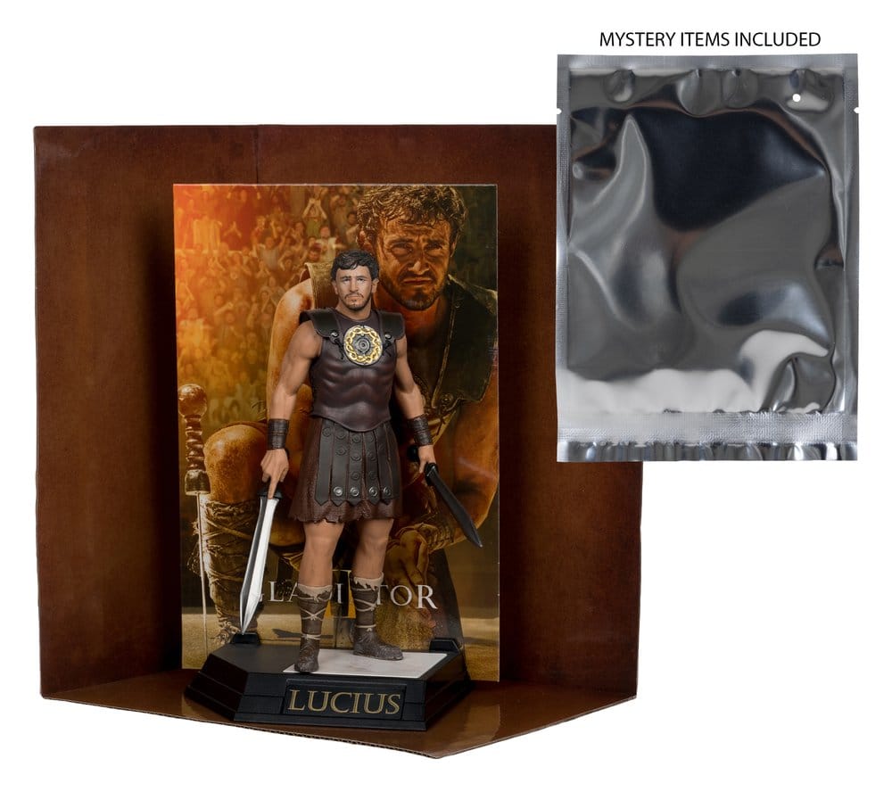 Gladiator II Movie Maniacs Action Figure Lucius 16 cm