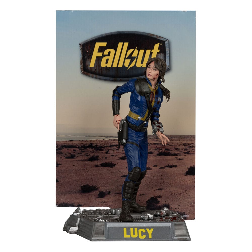 Fallout Movie Maniacs PVC Statue 4-Pack Lucy, Maximus, The Ghoul &amp; Vault Boy 15 cm