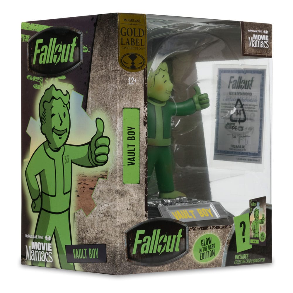 Fallout Movie Maniacs PVC Statue Vault Boy 13 cm