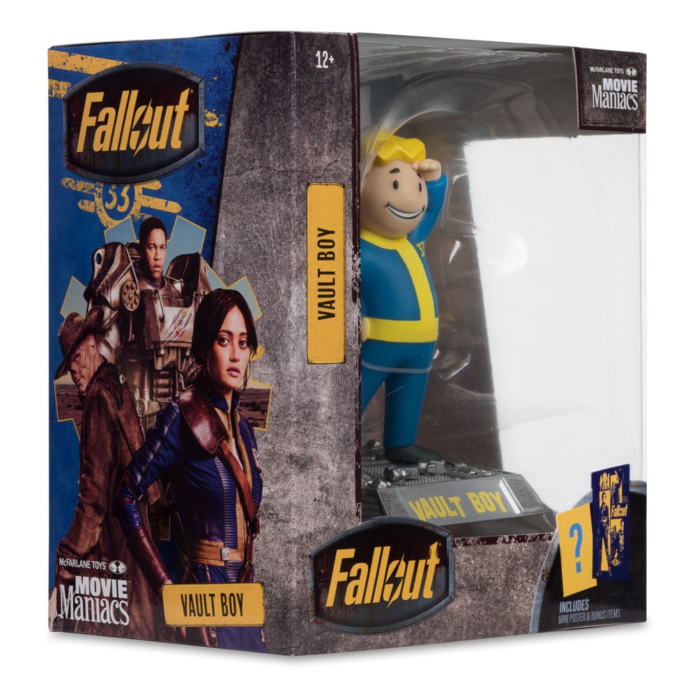 Fallout Movie Maniacs Action Figure Vault Boy Version 3 14 cm