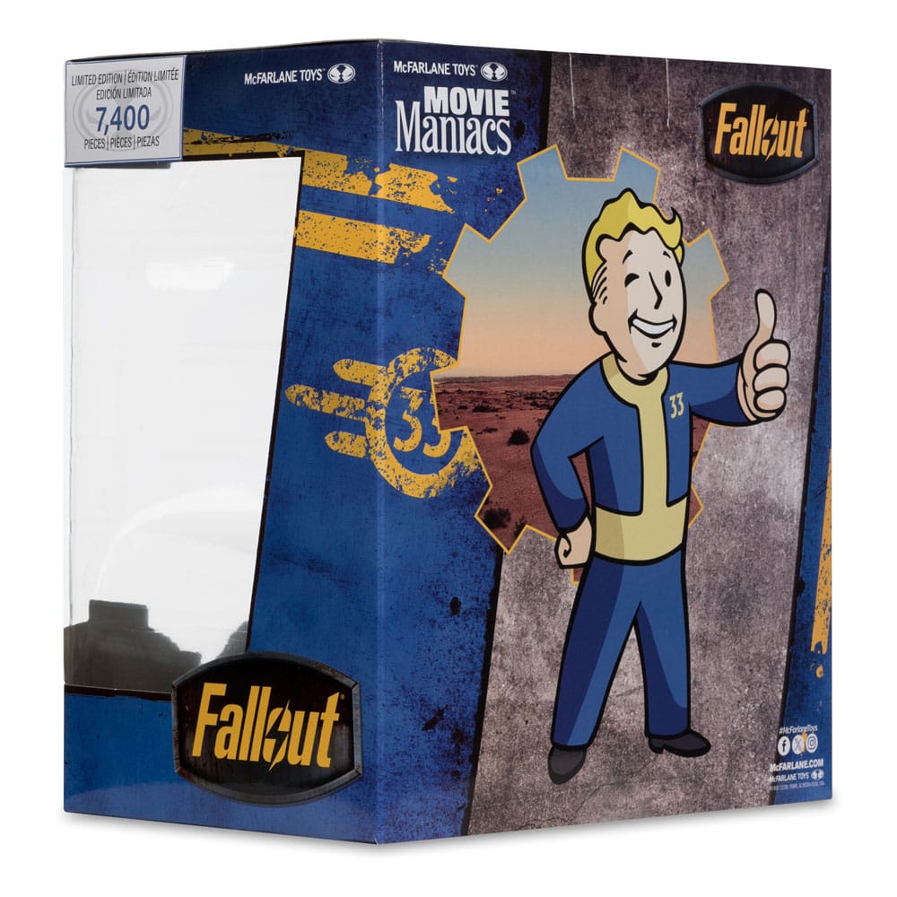 Fallout Movie Maniacs Action Figure Vault Boy Version 3 14 cm